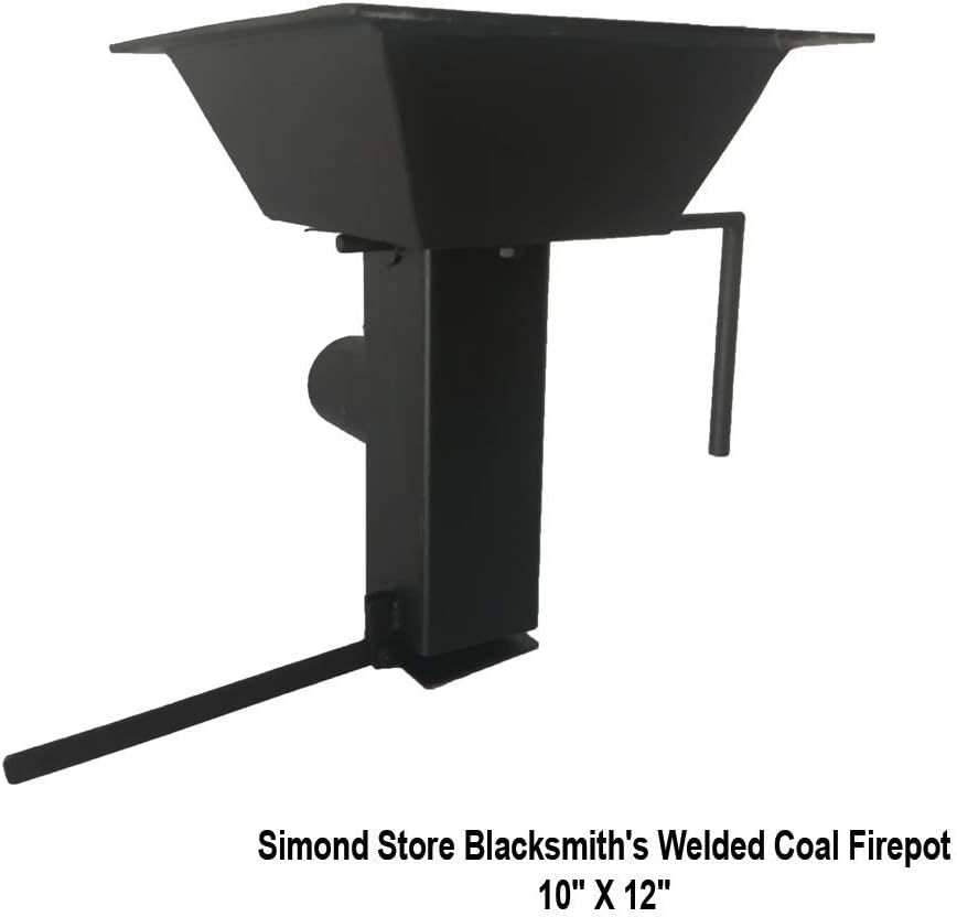 Simond Store Blacksmith's Welded Coal Firepot for Forging & Coal Forge - 10" X 12"