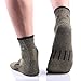 YingDi Copper Socks Moisture Wicking Anti-microbial Ankle Sport Socks Size L Black Pack of 2 pairs