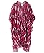 Moss Rose Women's Beach Cover up Swimsuit Kimono Cardigan with Bohemian Floral Print (Color28)