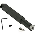 1/2" Internal/External Threading Tool, Indexable High Speed Steel Triangle Inserts