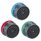 KES Faucet Replacement Part Flow Restrictor Insert Aerator 1 1.6 2.1 GPM or 4 6 8 L Assorted 3 PCS PACK, PA5-C1
