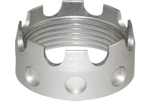 presma Aluminum 7075-T6 nut, 1-3/16x16 TPI, Black/Blue/Golden/Silver/red (Silver)