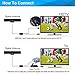 Amplified HDTV antenna-WINTOP 50 Miles Range Digtial TV Antenna USB Power Supply - 13.2ft Long Coax Cable