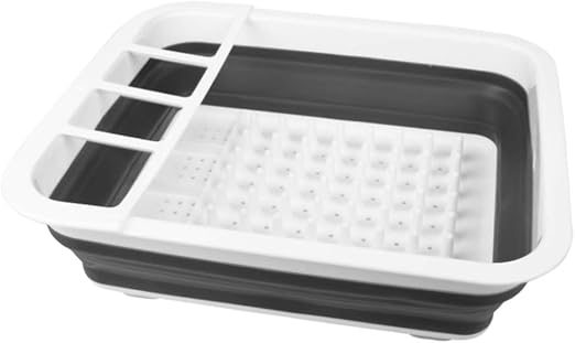 Amazon Co Jp 水切りかご 折りたたみ式 洗い桶 ラック 食器 シリコン