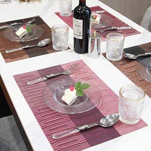 profurni Placemats for Dining Table Heat Resistant Kitchen Table Mats