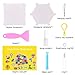 ANTOGOO Fuse Water Beads Kit, 10 Colors 1100 Water Spray Perler Beads Art Crafts Toys for Kids