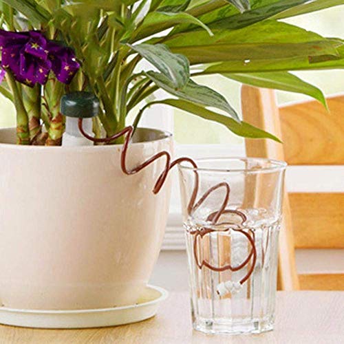 DOCA Watering Stakes Automatic Plant Watering System, 6-Pack Ceramic Plant Waterers - Self Irrigation Watering Spikes - Drip Irrigation Gardening Tools for Houseplant Indoor Outdoor Office Plant