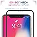 iPhone Xs Screen Protector,[Case Friendly] Includes Worry-free Installation Frame, Crystal Clear Easy Install Glass Front Screen Protector For iPhone Xs(2018),iPhone X(2017),HD Clear