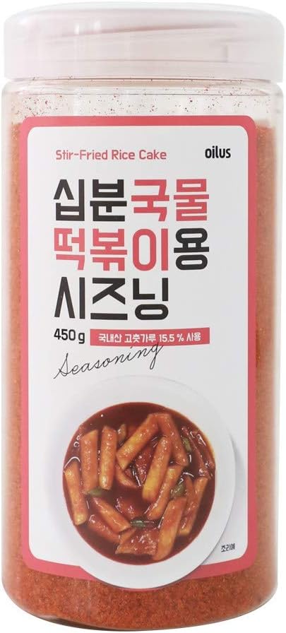 Oilus Stir-Fried Rice Cake Tteokbokki Seasoning 450g 오일러스 떡볶이 소스
