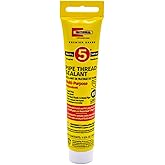 RectorSeal No. 5 25790 Pipe Thread Sealant, Lubricates & Protects Threads, Soft Setting, Slow Drying, & Permits Easy Breakout
