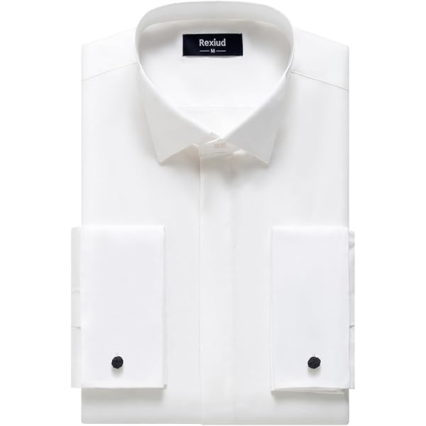 White Wing Collar Tuxedo Shirt -Includes Cummerbund and Bow Tie
