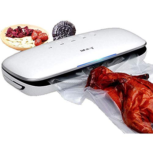 LKNJLL Vakuumierer, Automatische Lebensmittel Sealer Maschine for Lebensmittel Savers | Starter Kit | LED-Anzeigelampen…
