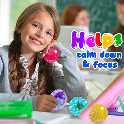 OleOletOy Sensory Stress Balls for Kids and Adults 18 Pack Squishy