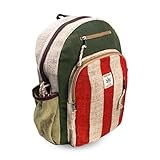 Maha Bodhi All Natural Handmade Multi Pocket Hemp Laptop Backpack - Trendy Style
