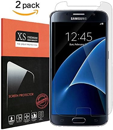 For Galaxy S7 Screen Protector,Undada[2Pcs][Bubble Free][9H Hardness][Scratch Resistant]Ultra Clear Tempered Glass Screen Protector for Samsung Galaxy S7