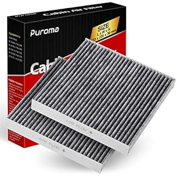 Puroma 2 Pack Cabin Air Filter with Activated Carbon, Replacement for CP285, CF10285, Toyota, Lexus, Scion, Subaru