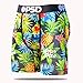 PSD Underwear Mens Tropical Athletic Boxer Briefs, Multi Colored, XL