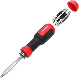 Sharden 13-in-1 Screwdriver Set Adjustable Bit Holder Torx Phillips Flat Hex view 1