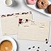 321Done Floral Recipe Cards (Set of 50) Rustic 4