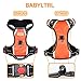 Big Dog Harness No Pull Adjustable Pet Reflective Oxford Soft Vest for Large Dogs Easy Control Harness (L, Orange)