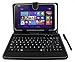 DURAGADGET Faux Leather Protective Micro USB Keyboard Case Compatible With Acer Iconia Tab A100 / A1-811 / A1-8 / B1-710 / W3 / W3-810 / W4-820 / A100
