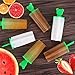 Popsicle Molds - Silicone Ice Pop Molds Set of 6 Easy Release Popsicle BPA Free FDA Approved Ice Pop Maker(Green)