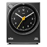 Braun BNC004BKBK Classic Analog Quartz Alarm Clock