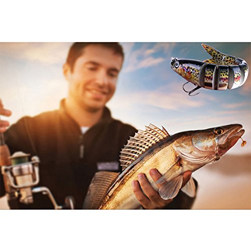 Glumes Pack of 10 Fishing Lure Worms Bass Fishing Lure Kit Rig Worms Soft Plastic Stick Baits Plastic Fishing Wax Worms Soft Durable Fishing Lures Soft Lures Baits - Thumbnail 6