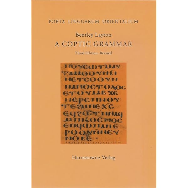 Coptic Gnostic Chrestomathy A Selection of Coptic Texts with
