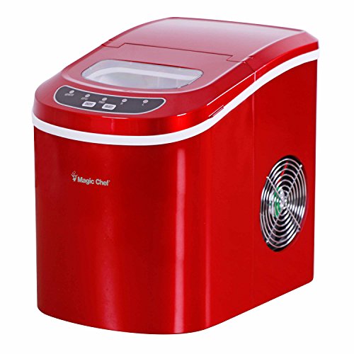 Magic Chef 27Lb. Portable Red Countertop Ice Maker, 27 lb Pricepulse