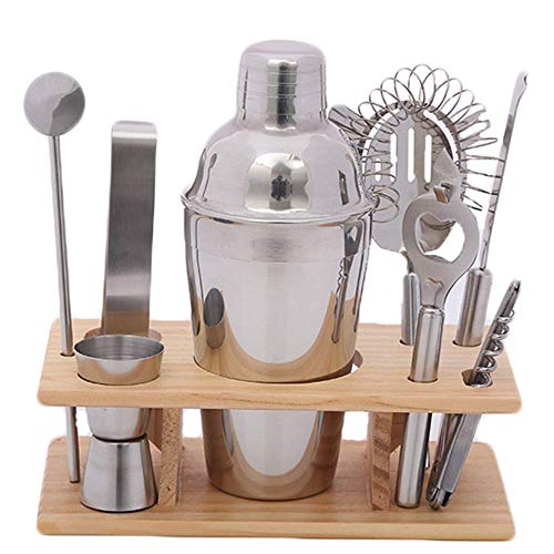 Bar-Set, 7-teiliges Cocktail-Shaker-Bar-Werkzeug aus Edelstahl, Premium-Bartending-Kit für Geschenke für Zuhause, Bars…