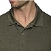 32 DEGREE WEATHERPROOF COOL MENS POLO, Short Sleeve 32Degree Shirt (Large, Heather Dark Moss)