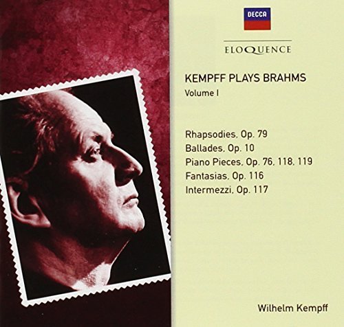 Kempff Plays Brahms, Vol. 1 by WILHELM KEMPFF [2013-05-04)