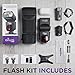 Altura Photo Professional Flash Kit for Canon DSLR with E-TTL Flash AP-C1001, Wireless Flash Trigger Set and Accessories