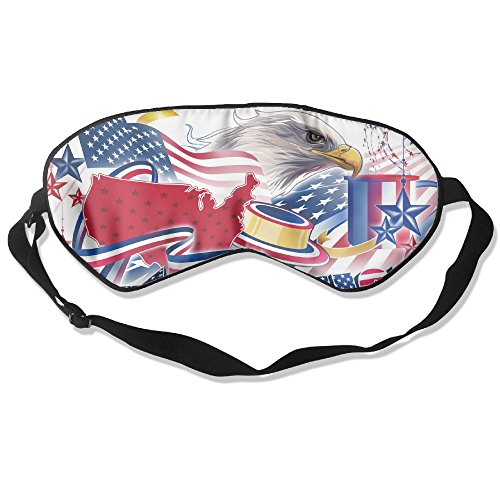 American Flag Day Eagle Blindfold Smooth Sleep Mask Eye Mask