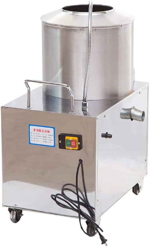 110V 15-20KG Commercial Automatic Potato Peeler Washer Potato Peeling Washing Machine