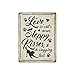 American Wit Quality Metal Signs, Love Is Wet Noses Sloppy Kisses Wagging Tail, Funny Novelty High Grade Aluminum Sign for Dog Lovers Pet Owners Home and Shop Decoration, Vintage Design, 12” x 9”