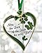 Irish Suncatcher - Glass Heart Suncatcher with Shamrock Designs - May the Luck of the Irish Be with You - Irish Gift - St Patrick's Day Decoration - Shamrock - Irish Wedding Gift - Suncatcher