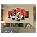 Easy Painter(TM) 5D DIY Diamond Painting Kit Guitar Artwork Music Score Wall Art Decor Landscape Diamond Painting By Numbers on Canvas Embroidery Rhinestone Cross Stitch Arts Craft 5pcs/set