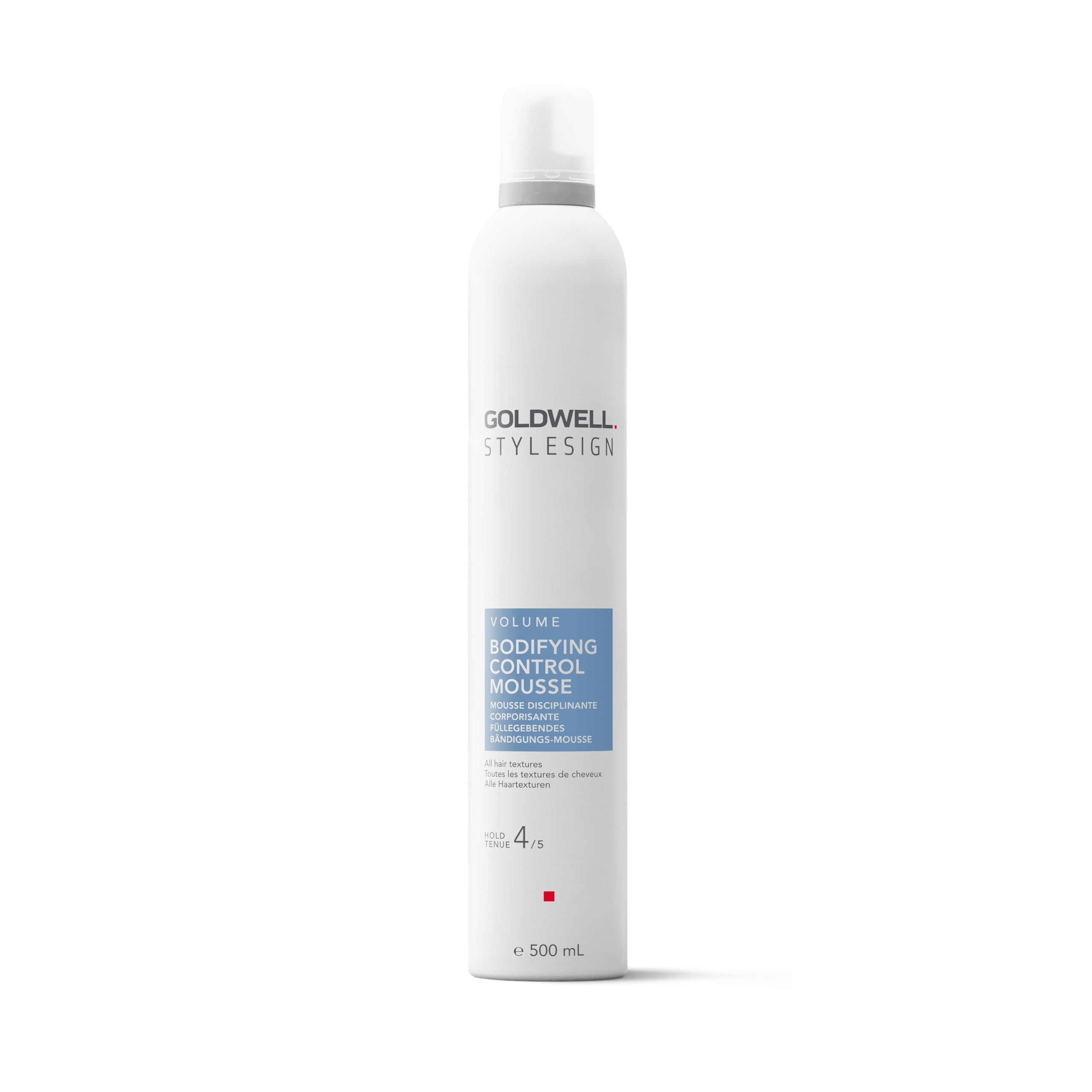 Goldwell StyleSign Bodifying Control Mousse, For Coarse Hair, Adds Volume & Body, Humidity & Frizz Resistance up to 72h, Heat Protection up to 230°C, Vegan, 300ml