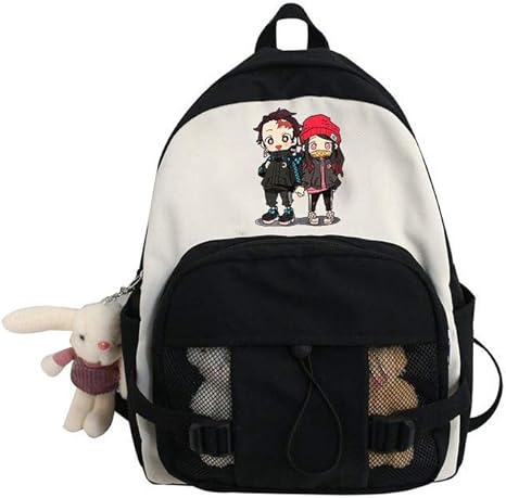 Amazon 鬼滅の刃 リュック リュックサック 小さめ バッグパック 炭治郎 ねずこ 我妻善逸 冨岡義勇 バッグ メンズ レディース かわいい カジュアル コスプレ グッズ 軽量 通勤 通学 05 アニメ 萌えグッズ 通販