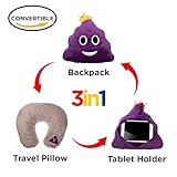 Purple Queen Poop Princess Emoji Pillow Emoticon Cushion Plush Toy