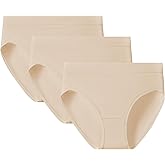 WANDER Women's High-Stretch Athletic Hipster 3-Pack Moisture-Wicking with Pure Cotton Gusset for Sports & Daily Comfort