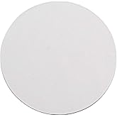 Travelwell White Paper Coaster Set - 3.54-Inch Round, 0.8 mm Thick, 200-Pack - Bulk Disposable Drink Coasters for Desk Decor