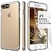 iPhone 8 Plus & 7 Plus Case, SaharaCase Clear Protective Kit Bundled with [ZeroDamage Tempered Glass Screen Protector] Rugged Slim Fit Shockproof Bumper [Hard PC Back] Protection - Clear