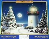 Holiday Series Sparkles in Light 100 Piece Jigsaw - Alan Giana The Endless Night