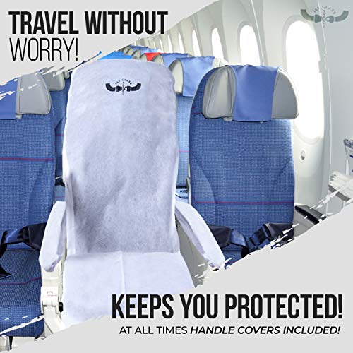 2 PACK Disposable Airplane Seat Cover 1st Class Safety Quality
