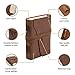 Leather Journal Writing Notebook for men & women - leather bound - daily notepad - art sketchbook & travel journal - vintage diary