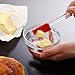 Qadira Silicone Baking Spatulas - 7 Inch (Set of 6) Spoon Style Dishwasher Safe Durable Jar Icing Scraper Butter Mixer Utensil Kitchen Cooking Gadget and Bakeware Perfect Tool for Cake Decorating