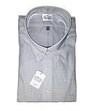 Eagle Shirtmakers Big&Tall Non-Iron Dress Shirt, Checkers, Grey